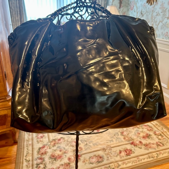 Chanel Coco Grand Cabas Black Vinyl Tote Bag size XL - Picture 15 of 16